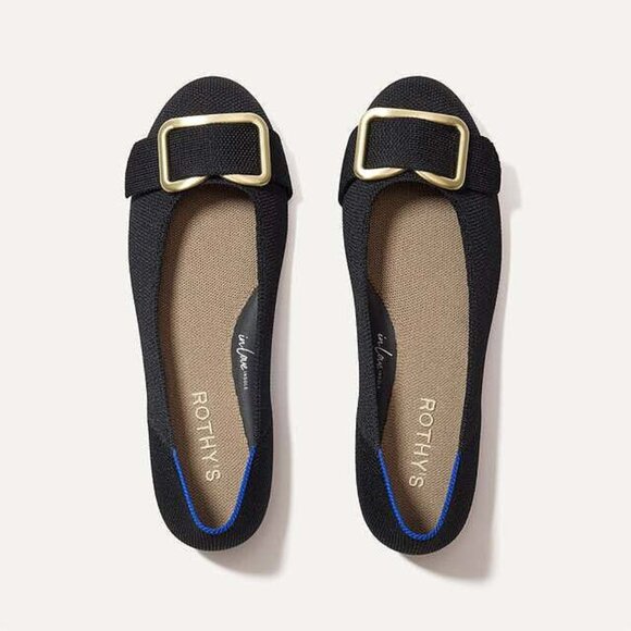 Rothy's Shoes - Rothy's The Emblem Ballet Flat - Black